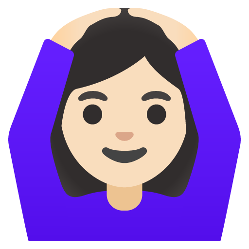 Woman Gesturing OK: Light Skin Tone, the design in this release