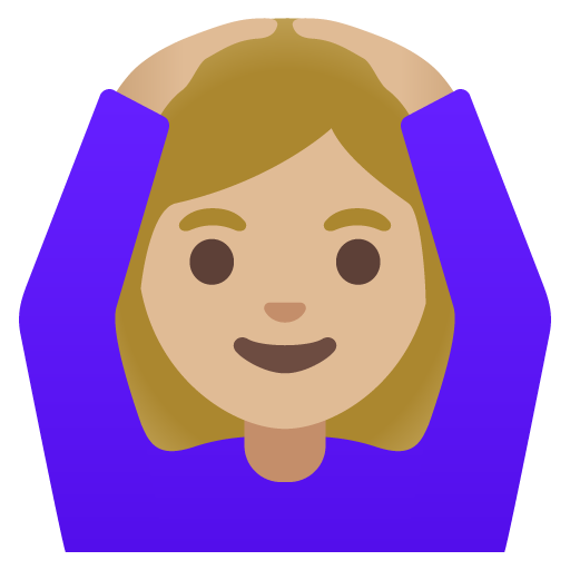 Woman Gesturing OK: Medium-Light Skin Tone, the design in this release