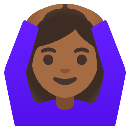 Woman Gesturing OK: Medium-Dark Skin Tone, the design in this release