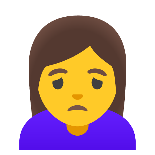 Woman Frowning, the design in this release