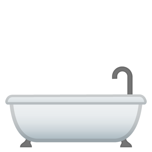 Bathtub as drawn by Google in Android 11.0