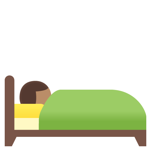 Person in Bed: Medium Skin Tone, the previous design