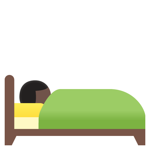 Person in Bed: Dark Skin Tone, the previous design