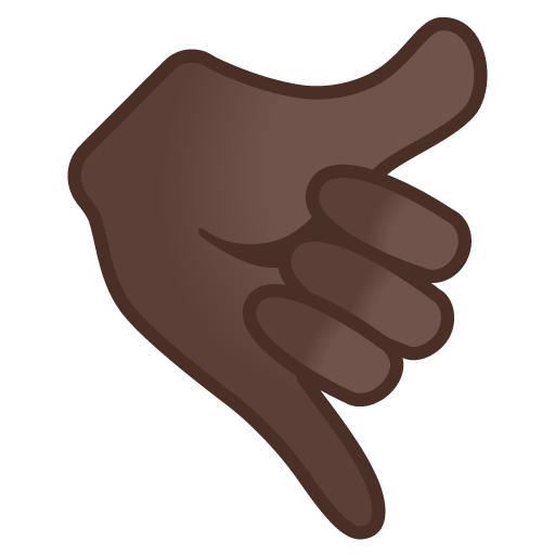 Call Me Hand: Dark Skin Tone, the previous design