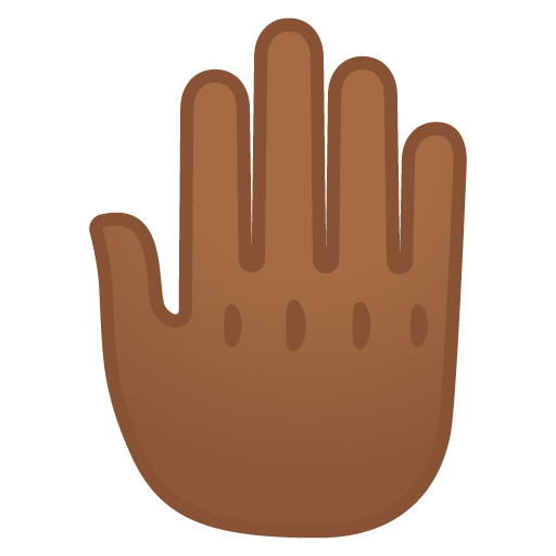 Raised Back of Hand: Medium-Dark Skin Tone, the previous design