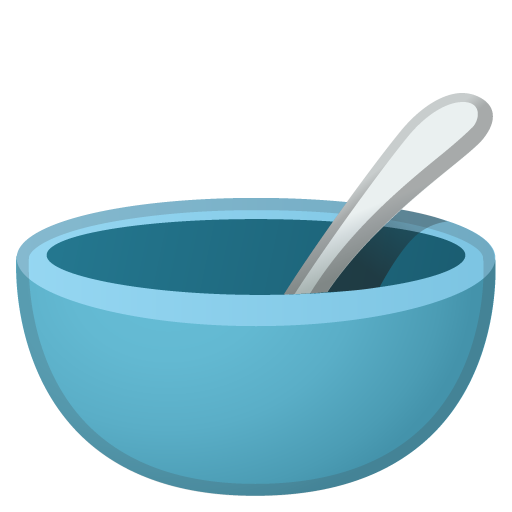 Bowl with Spoon, the previous design