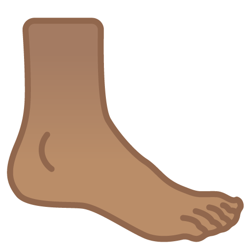Foot: Medium Skin Tone, the previous design