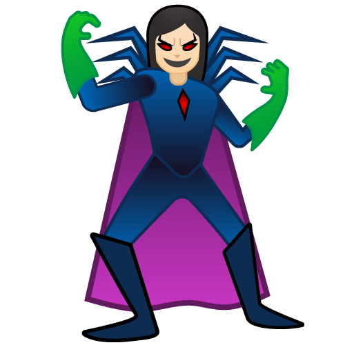 Woman Supervillain: Light Skin Tone, the previous design