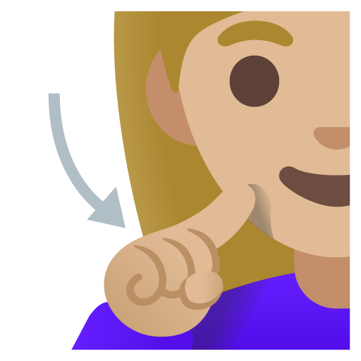 Deaf Woman: Medium-Light Skin Tone, the design in this release