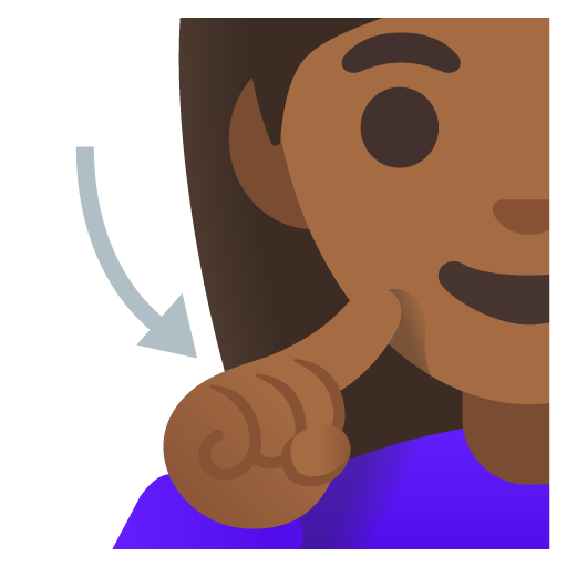 Deaf Woman: Medium-Dark Skin Tone, the design in this release