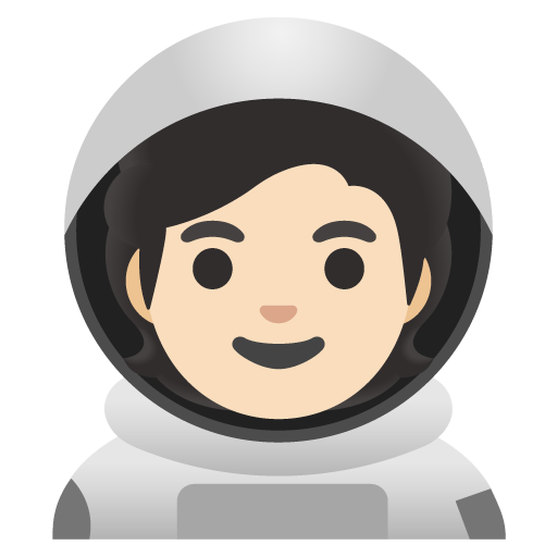 Astronaut: Light Skin Tone, the design in this release