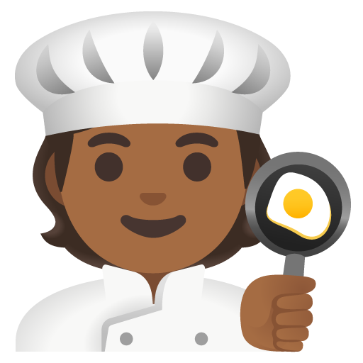 Cook: Medium-Dark Skin Tone, the design in this release