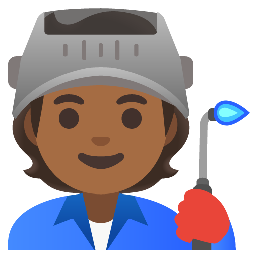 Factory Worker: Medium-Dark Skin Tone, the design in this release