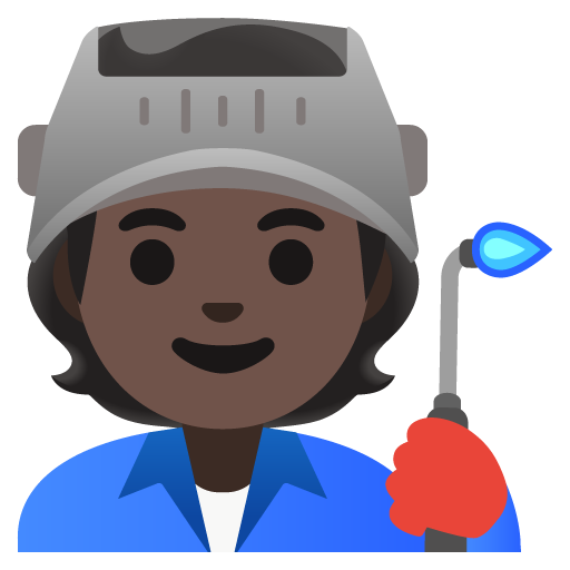 Factory Worker: Dark Skin Tone, the design in this release