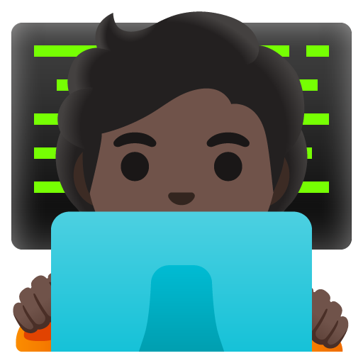 Technologist: Dark Skin Tone, the design in this release