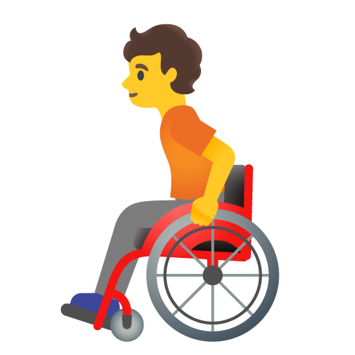 Person in Manual Wheelchair, the previous design