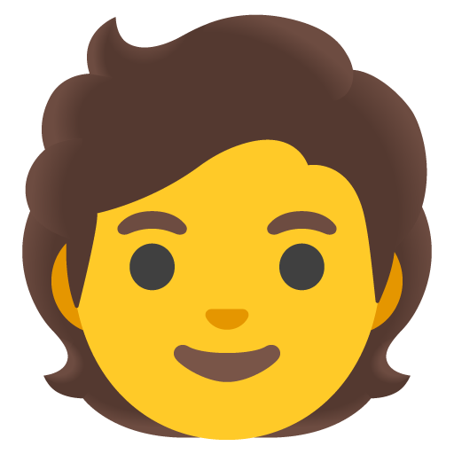 Person as drawn by Google in Android 11.0