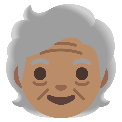 Older Person: Medium Skin Tone, the design in this release