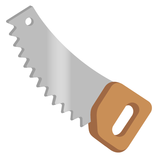 Carpentry Saw as drawn by Google in Android 11.0