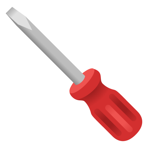 Screwdriver as drawn by Google in Android 11.0
