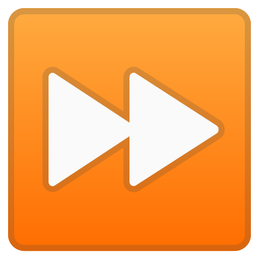Fast-Forward Button as drawn by Google in Android 11.0