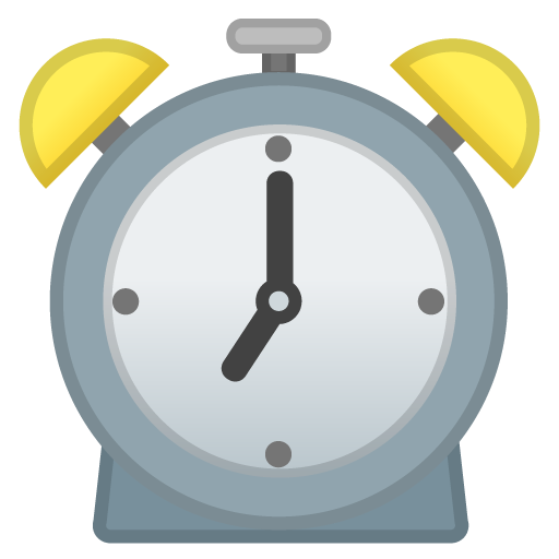 Alarm Clock as drawn by Google in Android 11.0