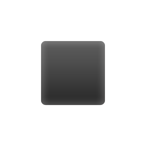 Black Medium-Small Square as drawn by Google in Android 11.0