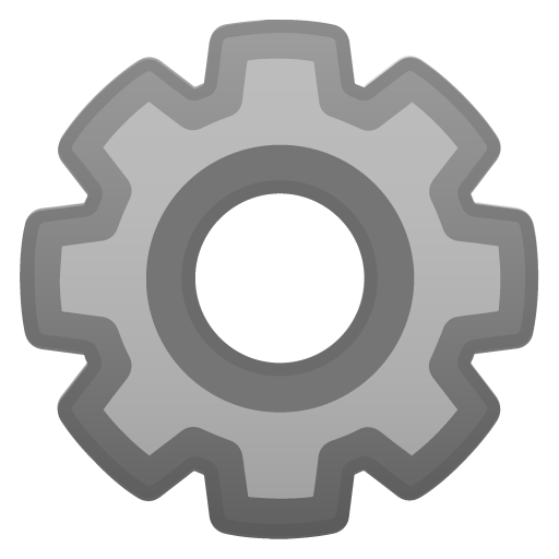 Gear as drawn by Google in Android 11.0