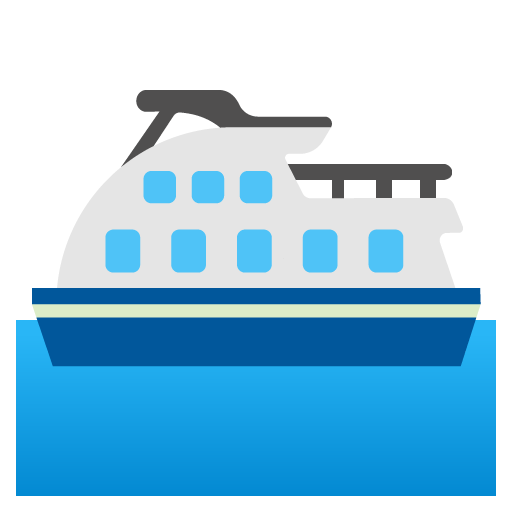 Ferry as drawn by Google in Android 11.0