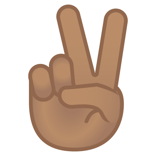 Victory Hand: Medium Skin Tone, the previous design