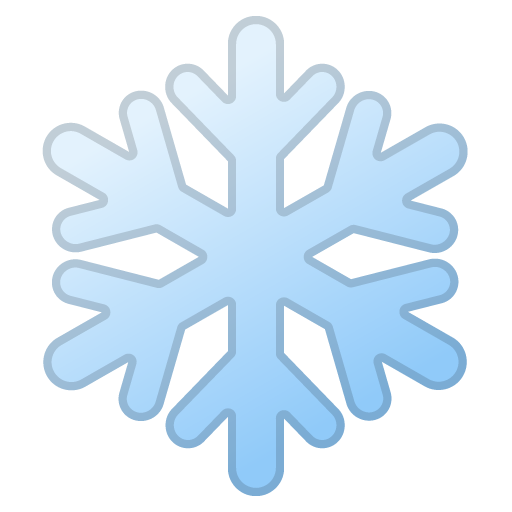 Snowflake as drawn by Google in Android 11.0