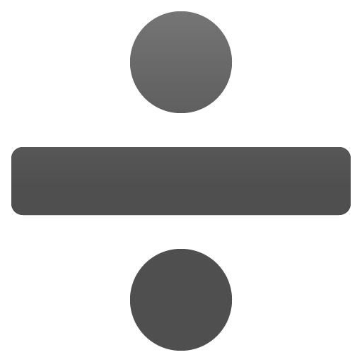 Divide as drawn by Google in Android 11.0