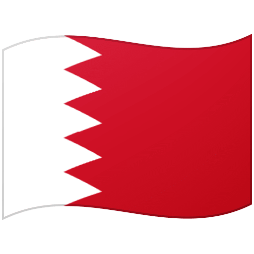 Flag: Bahrain as drawn by Google in Android 12.0