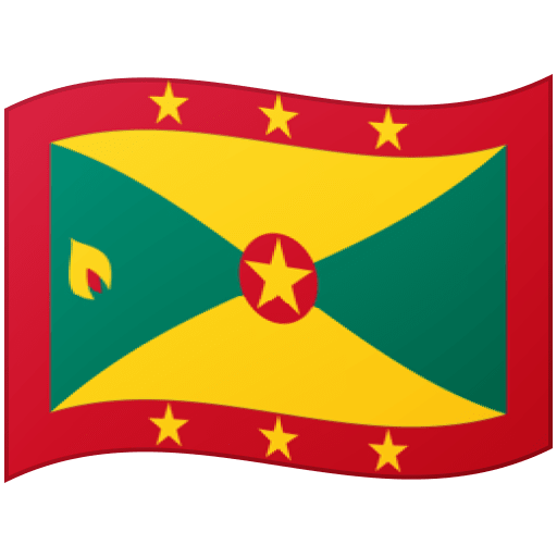 Flag: Grenada as drawn by Google in Android 12.0