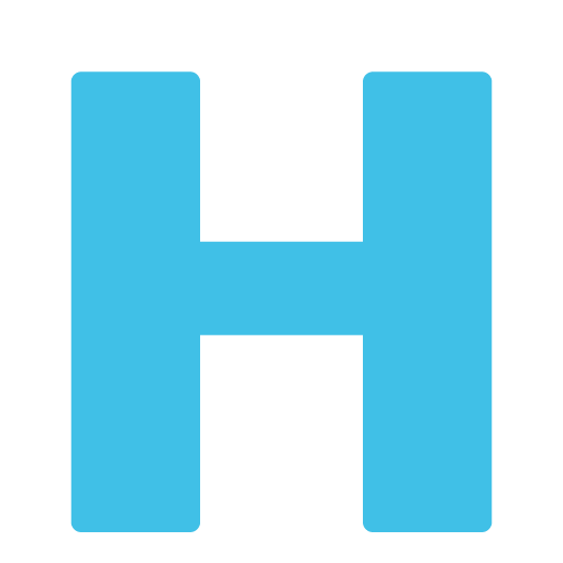 Regional Indicator Symbol Letter H, the previous design