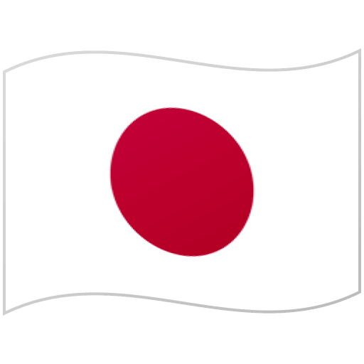 Flag: Japan as drawn by Google in Android 12.0