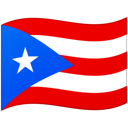 Flag: Puerto Rico as drawn by Google in Android 12.0