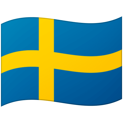 Flag: Sweden as drawn by Google in Android 12.0