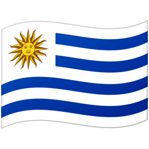 Flag: Uruguay as drawn by Google in Android 12.0