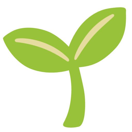 Seedling as drawn by Google in Android 12.0