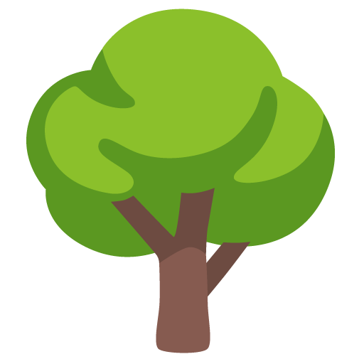 Deciduous Tree as drawn by Google in Android 12.0