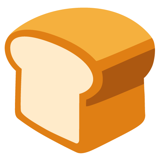 Bread as drawn by Google in Android 12.0