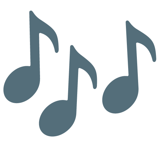 Musical Notes as drawn by Google in Android 12.0