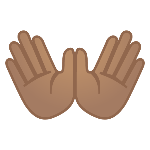 Open Hands: Medium Skin Tone, the design in this release