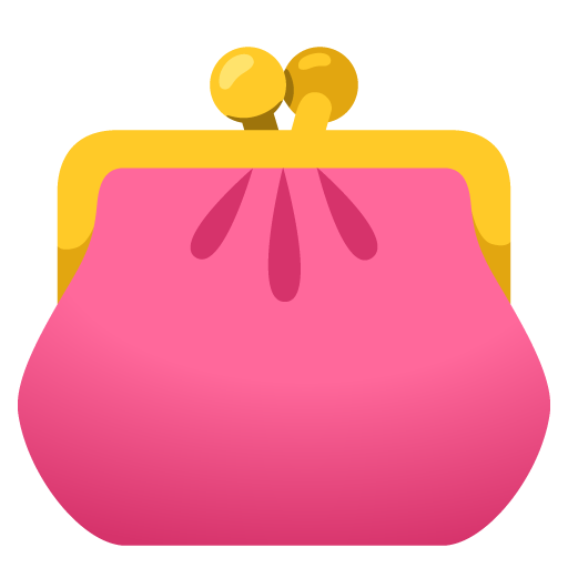 Purse as drawn by Google in Android 12.0