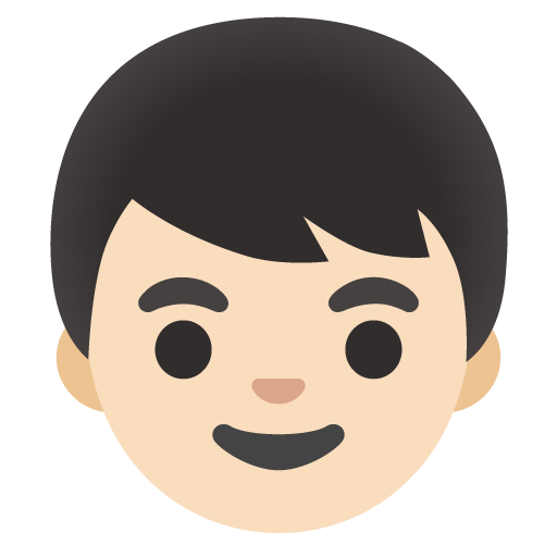 Boy: Light Skin Tone, the previous design