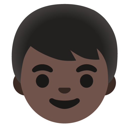 Boy: Dark Skin Tone, the previous design