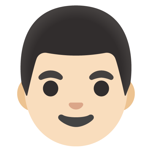 Man: Light Skin Tone, the previous design