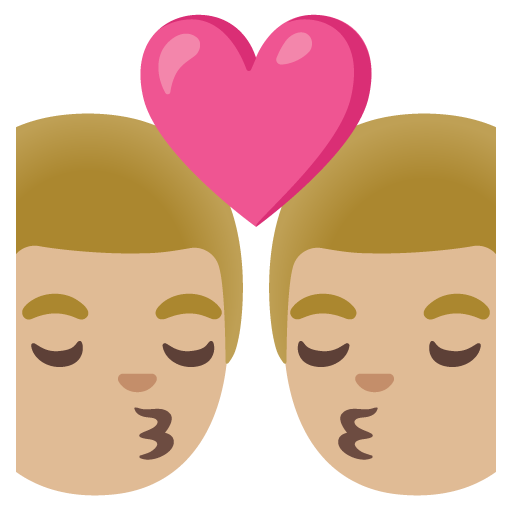 Kiss: Man, Man, Medium-Light Skin Tone, the design in this release