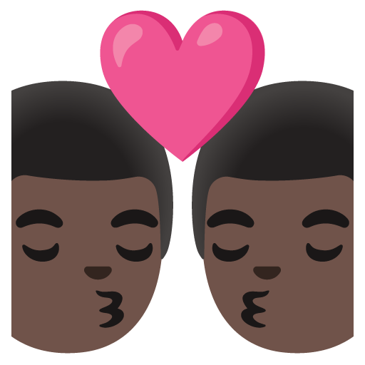 Kiss: Man, Man, Dark Skin Tone, the design in this release